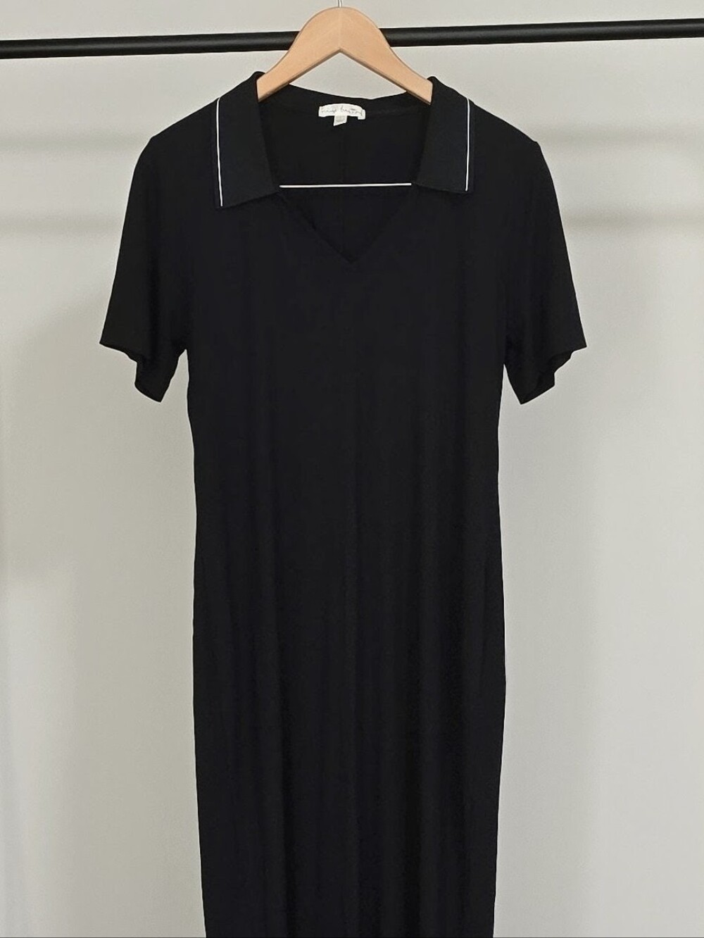 Nine Britton Women's Black Short-Sleeve Maxi Dress